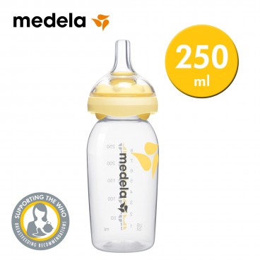 Medela Smoczek Calma w zestawie z butelką 250 ml