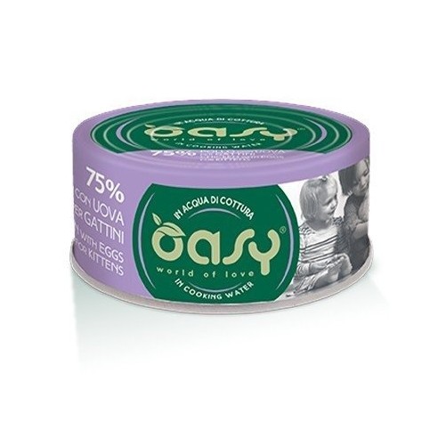 Oasy Kitten More Love Kurczak i jajko  70g