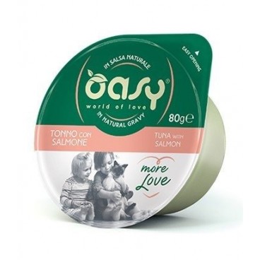 Oasy More Love Cup z tuńczykiem i łososiem 70g