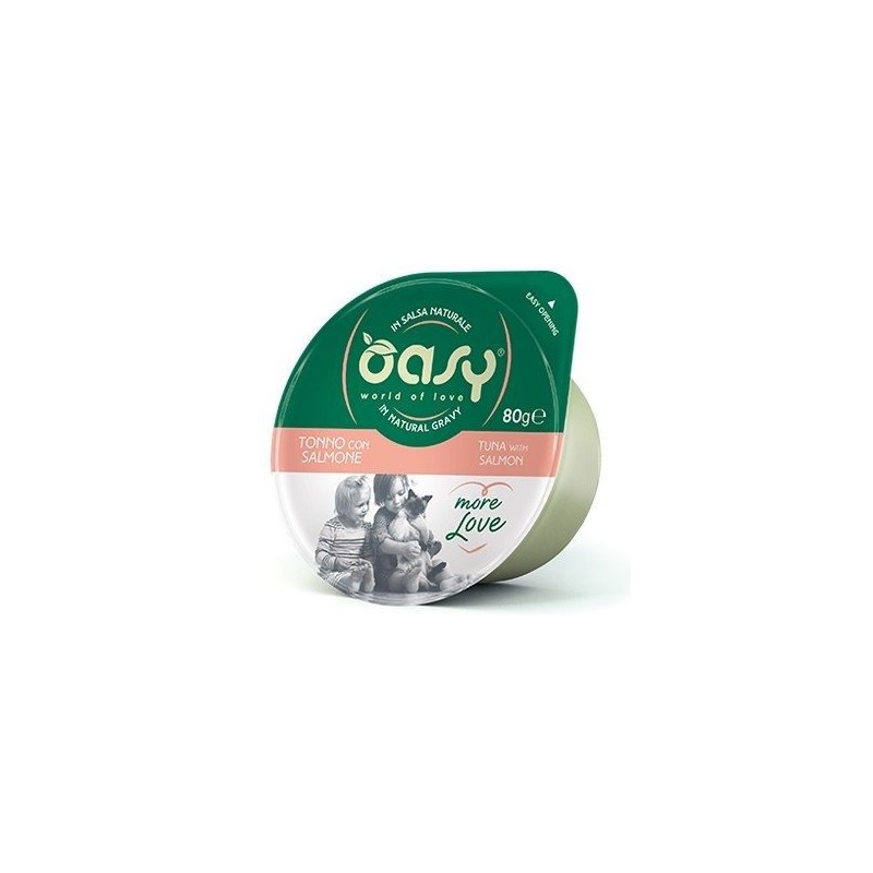 Oasy More Love Cup z tuńczykiem i łososiem 70g