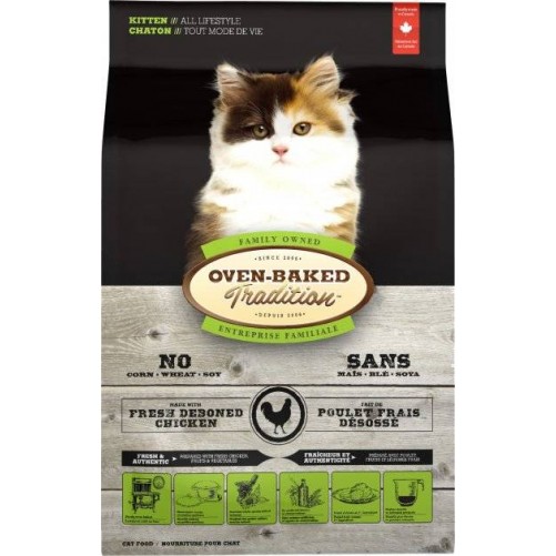 OBT Oven Baked Tradition Cat Food kittens of all life style with Chicken (z kurczakiem) 1,13kg