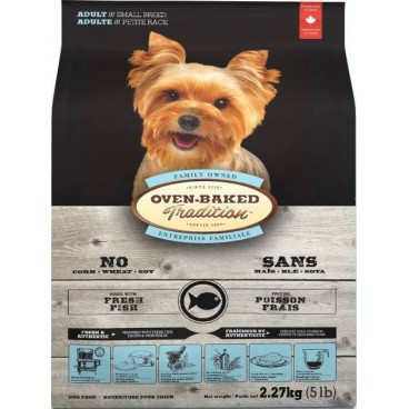 OBT Oven Baked Tradition Dog Food Fish Small Breed 1kg z rybą