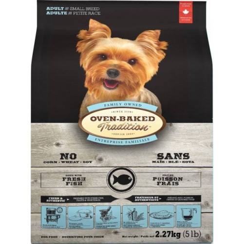 OBT Oven Baked Tradition Dog Food Fish Small Breed 1kg z rybą