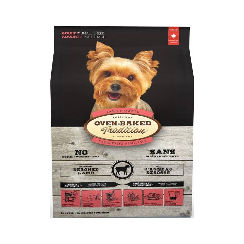 OBT Oven Baked Tradition Dog Food Lamb Small Breed 1kg z jagnięciną