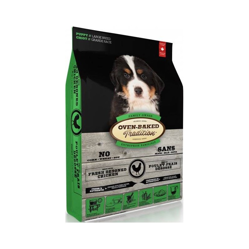 OBT Oven Baked Tradition Dog Food Puppy Large Breed 11,34kg z kurczakiem