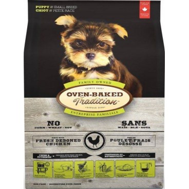 OBT Oven Baked Tradition Dog Food Puppy Small Breed 2,27kg z kurczakiem