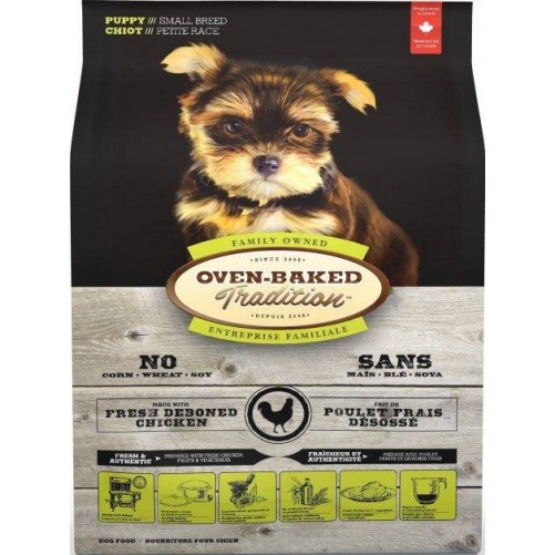 OBT Oven Baked Tradition Dog Food Puppy Small Breed 2,27kg z kurczakiem