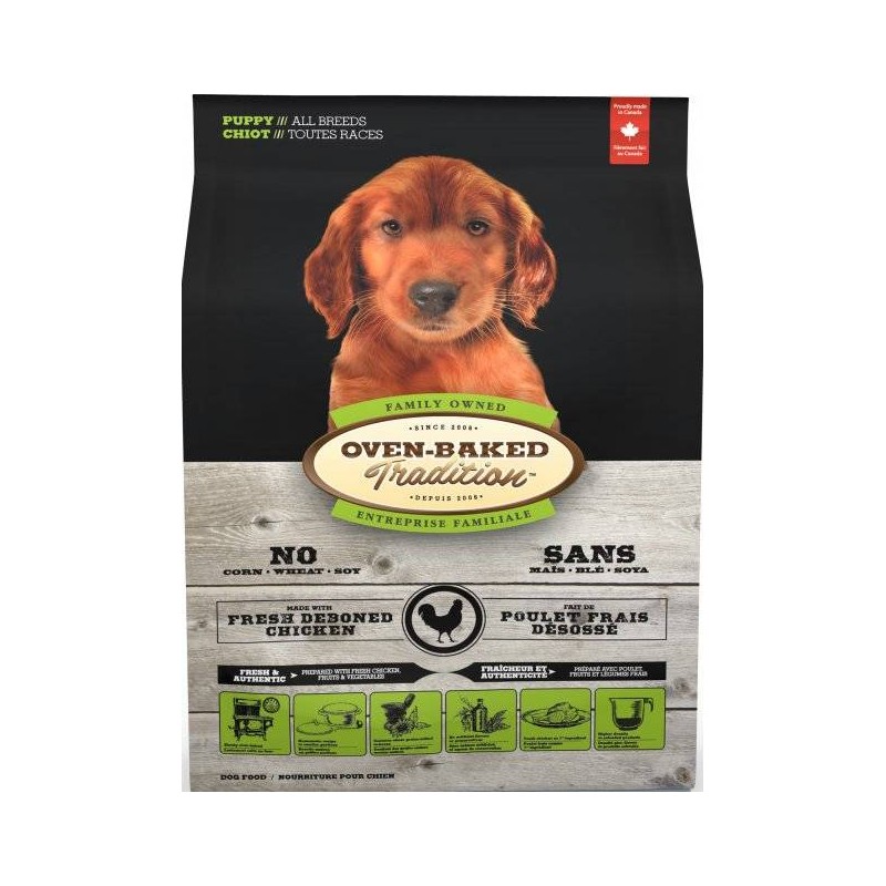 OBT Oven Baked Tradition Dog Food Puppy witch Chicken (z kurczakiem) 11,34kg