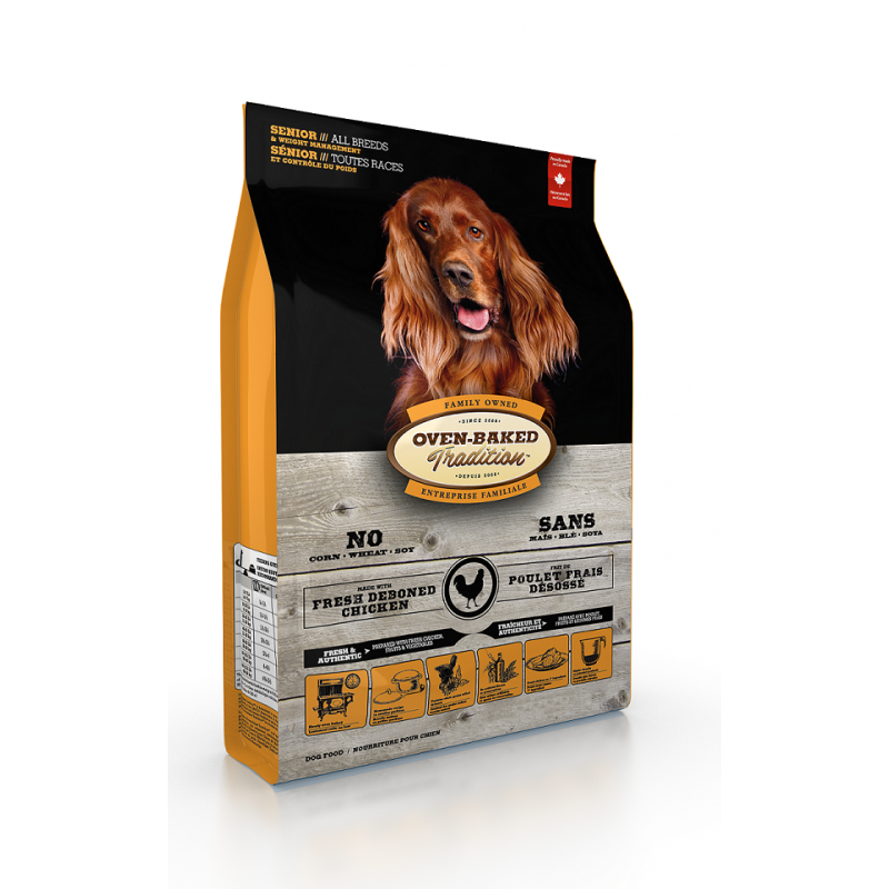 OBT Oven Baked Tradition Dog Food Senior with Chicken (z kurczakiem) 2,27kg