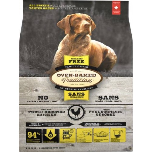 OBT Oven Baked Tradition Dog GRAIN-FREE Food Adult All Breed with Chicken (z kurczakiem) 11,34kg