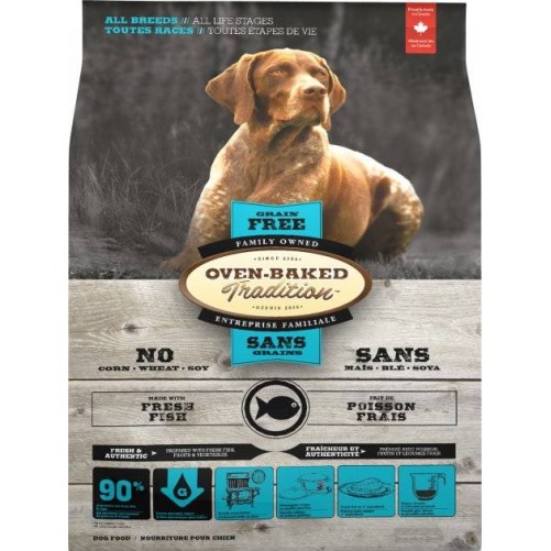 OBT Oven Baked Tradition Dog GRAIN-FREE Food Adult All Breed with Fish (z rybą) 11,34kg