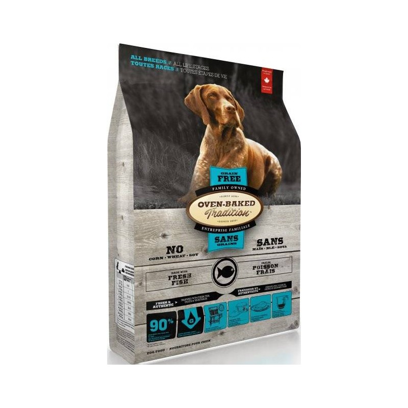 OBT Oven Baked Tradition Dog GRAIN-FREE Food Adult All Breed with Fish (z rybą) 2,27kg