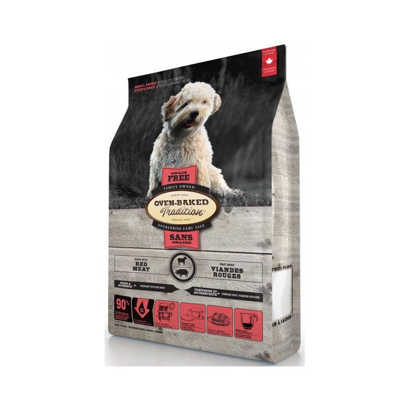 OBT Oven Baked Tradition Dog GRAIN-FREE Food Adult Small Breed with red meat (z czerwonym mięsem) 1kg