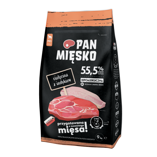 Pan Mięsko Cielęcina z indykiem M 9kg