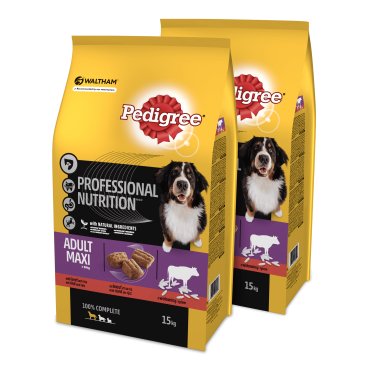 Pedigree Adult duże rasy wołowina 2x15kg