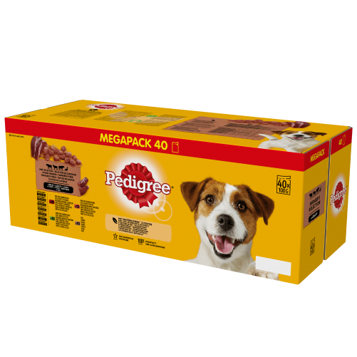 PEDIGREE Adult saszetka 40x100g Mix Smaków + NOTES