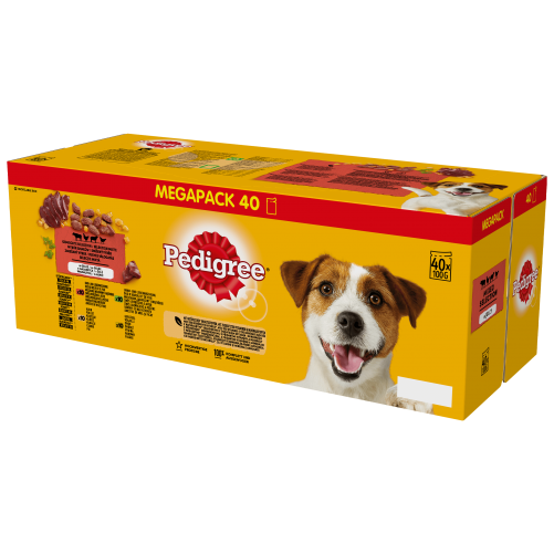 PEDIGREE Adult saszetka 40x100 g - Mix Smaków w Galaretce