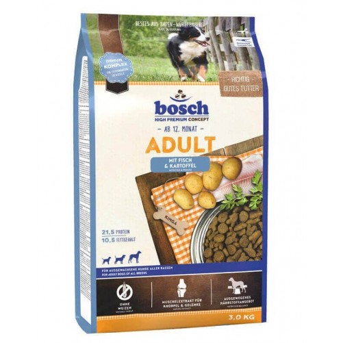 Bosch Adult Fish & Potato, ryba i ziemniak 3kg