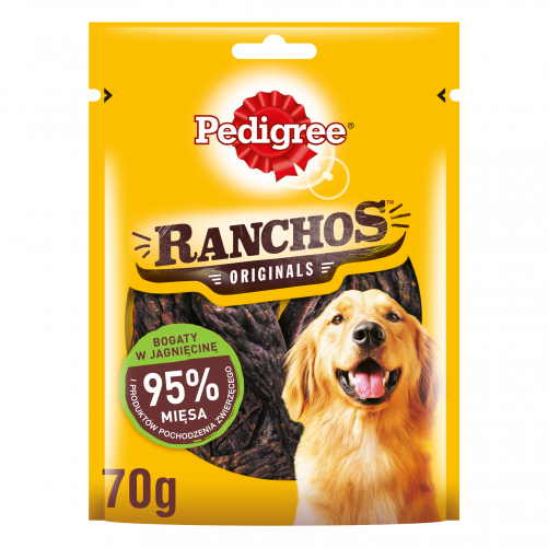 PEDIGREE Ranchos Originals z jagnięciną 70g