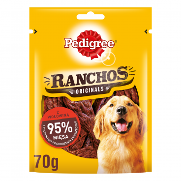 PEDIGREE Ranchos Originals z wołowiną 10x70g