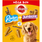 PEDIGREE® Mega Box Rodeo™ i Jumbone™ – przysmak dla dorosłych psów (z kurczakiem, o smaku bekonu oraz o smaku wołowiny i drobiu)