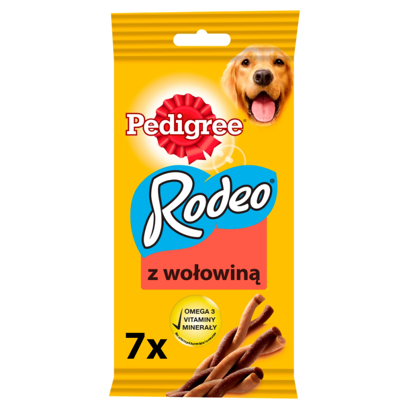 PEDIGREE Rodeo 123g - przysmak dla psów z wołowiną