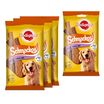 PEDIGREE Schmackos - przysmak dla psów 3x86g + 86g GRATIS