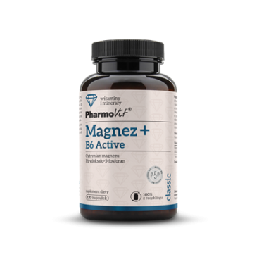 Pharmovit Magnez + B6 Active 120 kaps