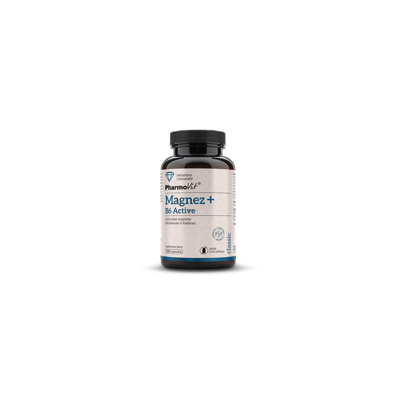 Pharmovit Magnez + B6 Active 120 kaps