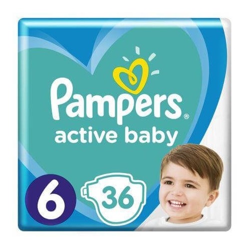 Pieluszki Pampers Active Baby 6 36 szt 13-18 kg