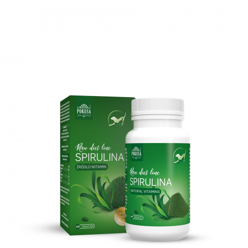 Pokusa RawDietLine Spirulina 120tab.