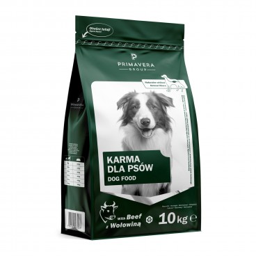 PRIMAVERA Premium Pełnoporcjowa karma dla psa z wołowina 10kg