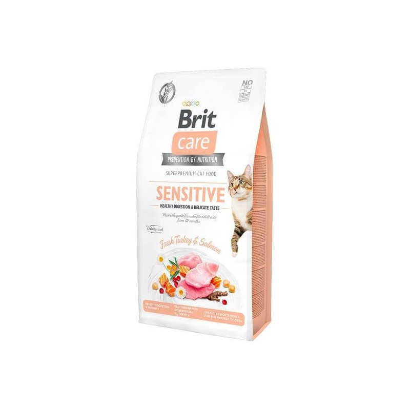 Brit Care Cat Grain Free Sensitive Healthy Digestion & Delicate Taste 2 kg