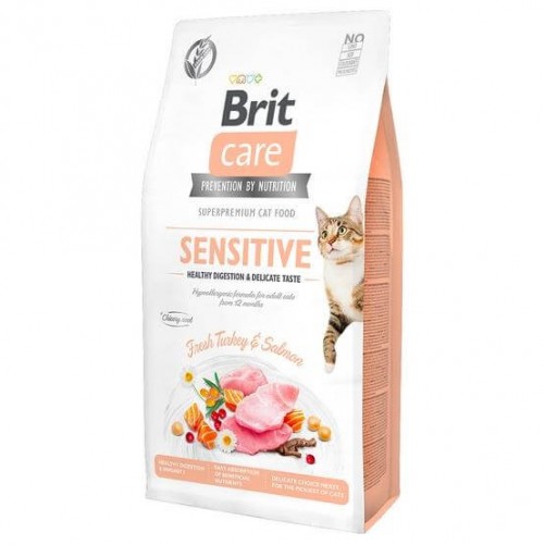 Brit Care Cat Grain Free Sensitive Healthy Digestion & Delicate Taste 2 kg