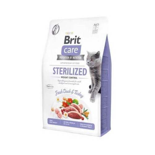 Brit Care Cat Grain-Free Sterilized Weight Control 2 kg