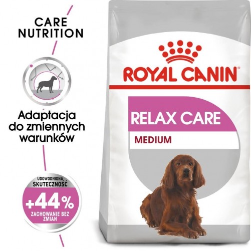 ROYAL CANIN CCN Medium Relax Care 1kg - karma sucha dla psów dorosłych, ras średnich, narażonych na działanie stresu