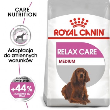 ROYAL CANIN CCN Medium Relax Care 3kg - karma sucha dla psów dorosłych, ras średnich, narażonych na działanie stresu