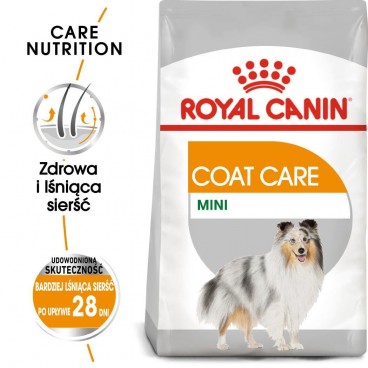 ROYAL CANIN CCN Mini Coat Care 1kg - karma sucha dla psów dorosłych, ras małych o matowej sierści