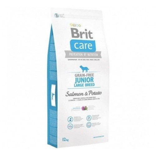 Brit Care Grain-free Junior Large Breed Salmon & Potato 12kg