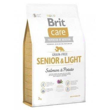 Brit Care Grain-free Senior Salmon & Potato 12kg