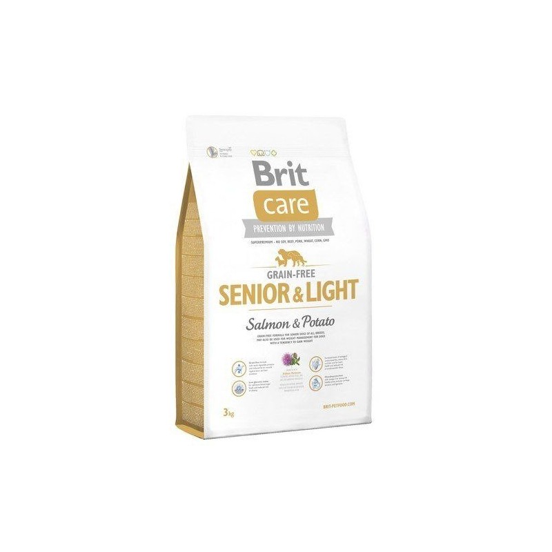 Brit Care Grain-free Senior Salmon & Potato 12kg