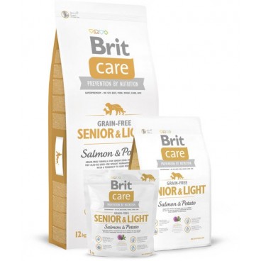 Brit Care Grain-free Senior Salmon & Potato 12kg