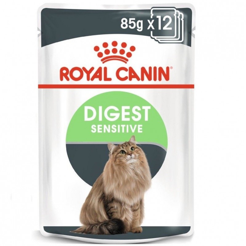 ROYAL CANIN Digest Sensitive karma mokra w sosie dla kotów dorosłych, wrażliwy przewód pokarmowy