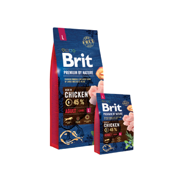 Brit Premium By Nature Adult L 15kg