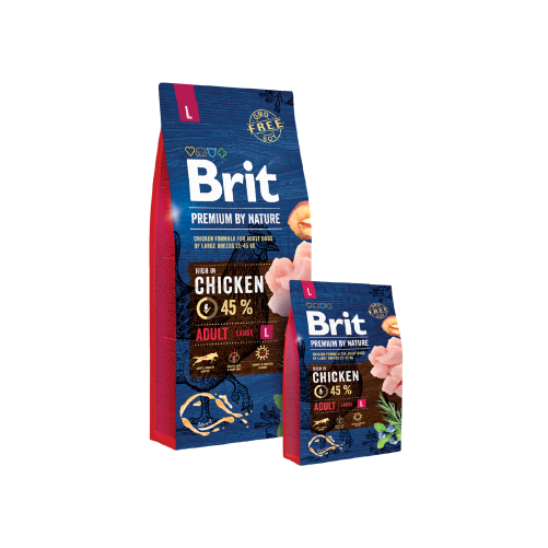 Brit Premium By Nature Adult L 15kg