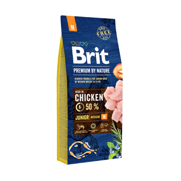 Brit Premium By Nature Junior M 15kg