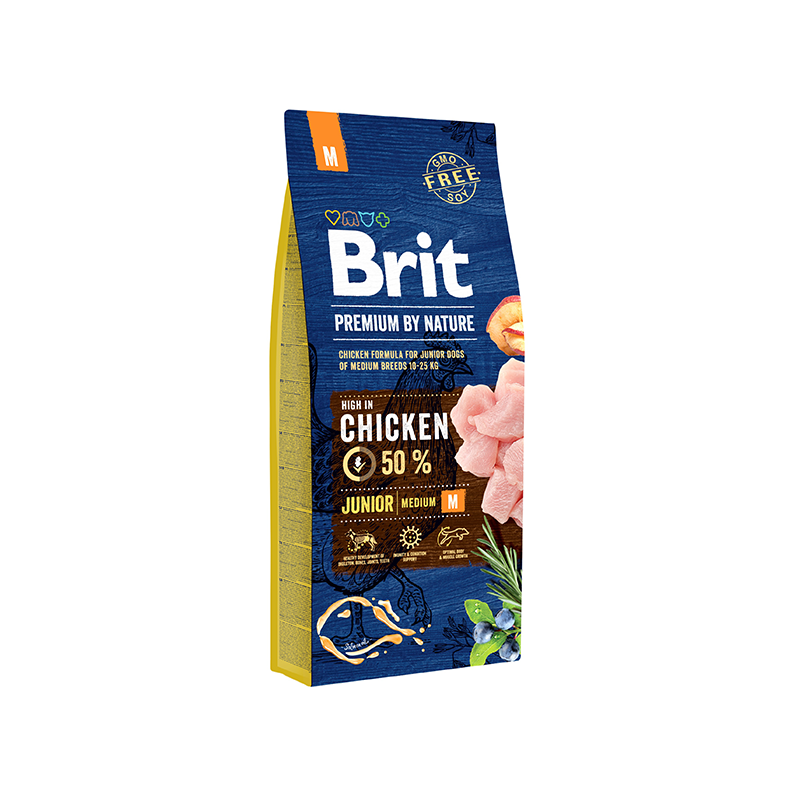 Brit Premium By Nature Junior M 15kg