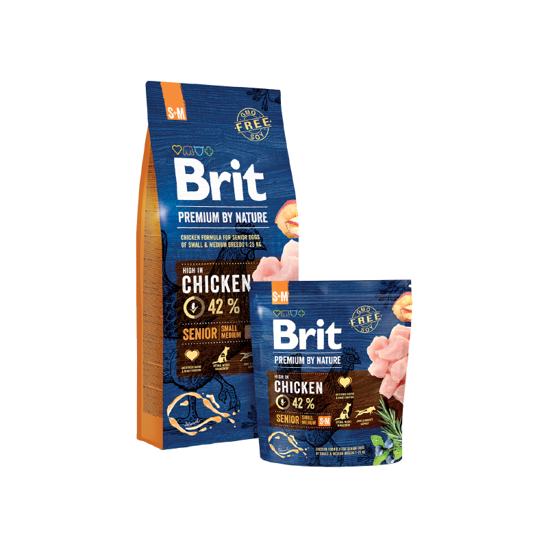 Brit Premium By Nature Senior S+M 15kg