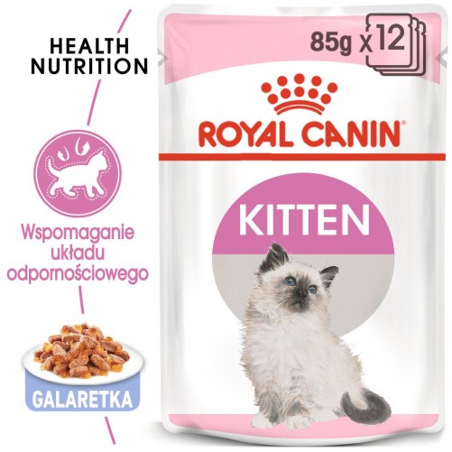 ROYAL CANIN Kitten Instinctive w galaretce karma mokra w galaretce dla kociąt do 12 miesiąca życia