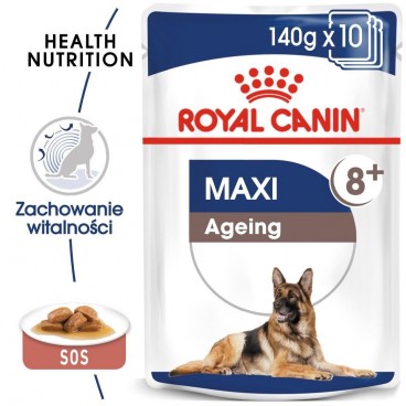 ROYAL CANIN Maxi Ageing karma mokra w sosie dla psów dojrzałych po 8 roku życia, ras dużych